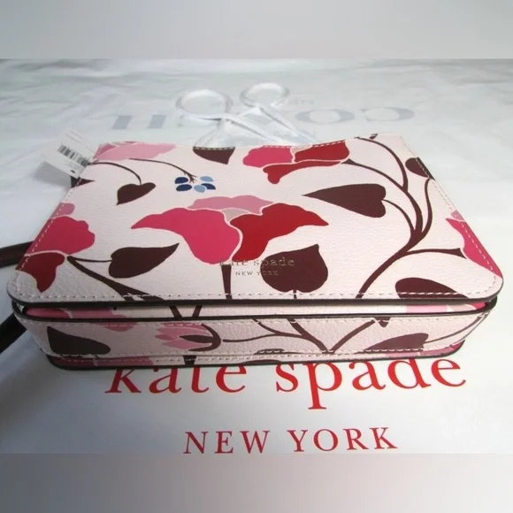 Kate Spade Leather Eva Nouveau Bloom Chain Crossbody - New With Tags Attached - Picture 9 of 11